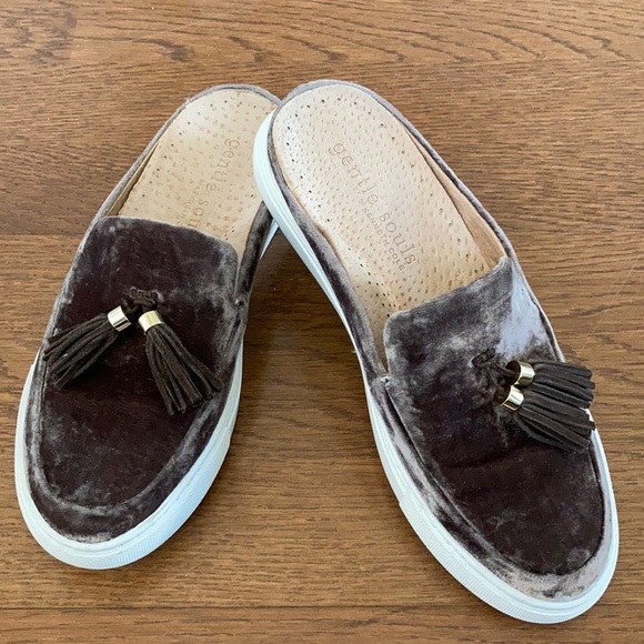 Kenneth Cole brown mule slides - Picture 1 of 7